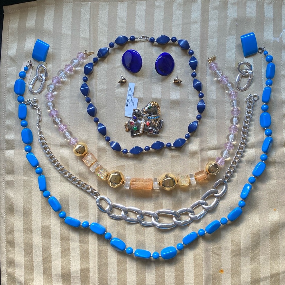 Vintage lot of costume jewelry.